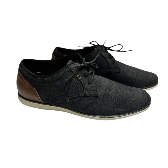 RESTORATION men’s oxfords shoes size 9M dark jeans with brown leather Preppy - Picture 1 of 8